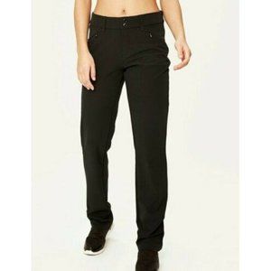 Lole Travel Pants Mid Rise Regular Fit Black Pants